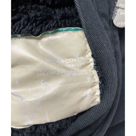 VTG Undercover Hooded Parka Fleece Lined Jacket Men 2 Medium AW99 Ambivalence - Picture 11 of 12